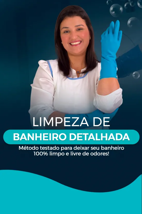 Capa do curso Limpeza de Banheiro Detalhada