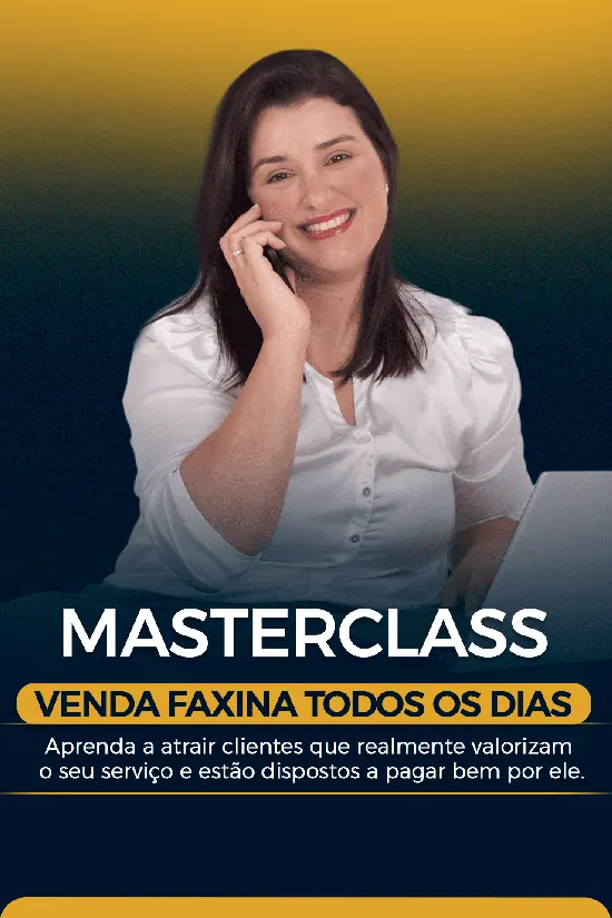 Capa do curso Vendas Diárias para Faxineiras